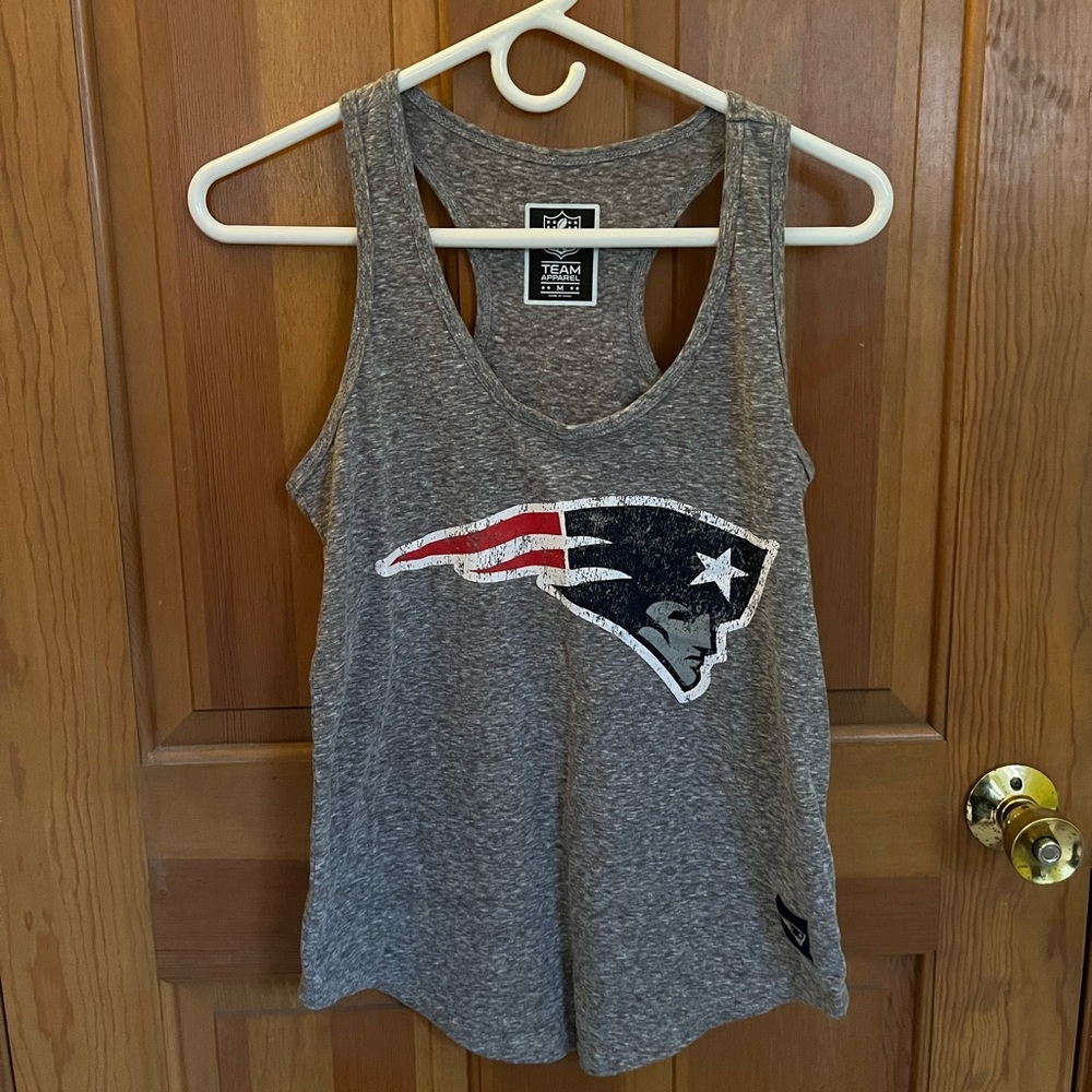 NFL Patriots Women’s M Razor Back Tank